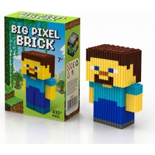Netavantaj Minecraft Steve Tasarımlı Büyük Parçalı Blok Oyuncak Seti