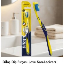 D2listone Difaş Diş Fırçası Love Taraftar Sarı Lacivert