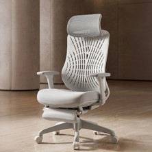Ergomekan X150 Flexback Ofis ve Çalışma Sandalyesi Ayak Uzatmalı (TERLETMEZ)