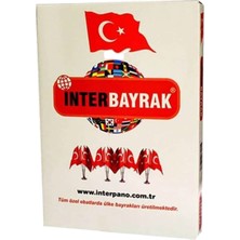 Interbayrak Türk Bayrağı Masa ve Direk Bayrak Seti 60 x 90 cm