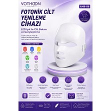 Epilons 7 Renk LED Fototerapi Yüz Maskesi Işık Terapili Cilt Bakım Cihazı Profesyonel Ev Bakımı