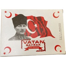 Vatan Bayrak Atalı Türk Bayrağı 50X75 cm 100% Polyester Yerli Üretim