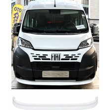 Otokap Universal Fiat Ducato 2014-2025 Ön Tampon Lip Eki Karlık Beyaz Piano Black Akrilik