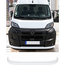 Otokap Universal Peugeot Boxer 2014-2025 Ön Tampon Lip Eki Karlık Beyaz Piano Black Akrilik
