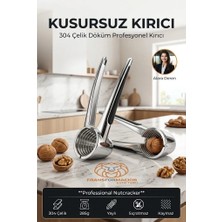 Transformacion 304 Çelik Döküm Profesyonel Hazneli Yaylı Ceviz Fındık Kıracağı Kabuk Sıçratmaz Kuruyemiş Kırıcı 721349