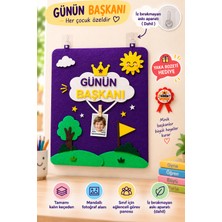 Aydede Oyunevi Günün Başkanı Panosu – Keçe Sınıf Başkanı Panosu |okul Öncesi Ilkokul Anaokulu