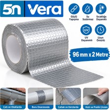 5N Vera   96 mm x 2 Metre Sakız Bandı – Su Sızdırmaz Çamur Bant, Çatı Izolasyon ve Tamir Bandı | Boru, Oluk, Çatlak ve Yalıtım Için