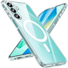 Happy Trend Iletişim Samsung Galaxy A16 Kılıf Kablosuz Şarj Destekli Şeffaf Silikon Kapak