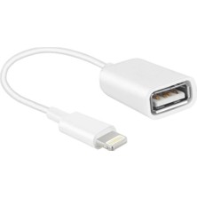 Happy Trend IPhone Ipad Için Lightning To Otg Adapter Dişi USB Dönüştürücü Adaptör Flash Disk Yedek Alma