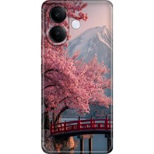 Happy Trend Vivo V60 Lite 5g ile Uyumlu Kılıf, Sakura Style Temalı Desenli, Darbe Emici Silikon