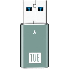 Happy Trend USB 3.1 Type-A (Erkek) To USB 3.1 Type-C (Dişi) 10G Data ve Hızlı Şarj Otg Dönüştürücü Çevirici Adaptör