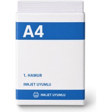 Aver Inkjet Yazıcılara Uygun Mat 1.hamur Kağıt 300GR A4 50ADET