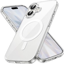 Happy Trend Telefon Kılıfı Apple iPhone 17 ile Uyumlu Telefon Kılıfı Şeffaf Kamera Korumalı Magsafe ile Uyumlu Kılıf