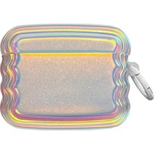 Happy Trend Microsonic Airpods 3. Nesil Için Kılıf Zigzag Hologram Çok Renkli [airpods 3 ile Uyumlu Kılıf - Çok Renkli]