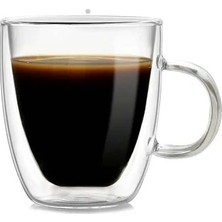 Astera Çift Katman Cam Bardak 250 ml Tekli