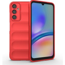Happy Trend Samsung Galaxy A16 ile Uyumlu Kılıf Silikon Yumuşak Kamera Lens Korumalı Içi Kadife Mat Renkli Ince Kapak Etnik Kırmızı
