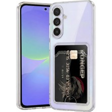 Happy Trend [transparent-Kart Bölmeli] Samsung Galaxy A36 Için Şeffaf Kılıf Kamera Yükseltili A 36 Koruyucu Esnek ve Hafif Tasarım Darbelere Karşı Telefonu Tam Kaplayan Samsung A36 Kılıfı (Kartlıklı)