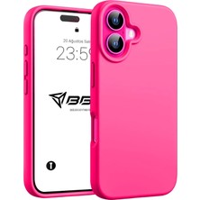 Happy Trend IPhone 16 Plus Ile Uyumlu Kılıf Ince ve Dayanıklı Sıvı Silikon 3 Katmanlı Tam Kaplamalı Şık Yumuşak Jel Hissi Yüksek Kalite Kauçuk Telefon Kılıfı (Açık Pembe)