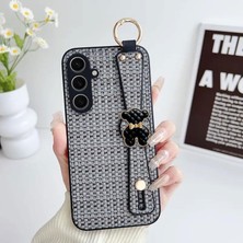 Happy Trend Samsung Galaxy A16 ile Uyumlu Kılıf Zebana Teddy Silikon Kılıf Siyah