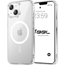 Happy Trend IPhone 15 Için Kılıf Kamera Korumalı Magsafe Ile Uyumlu Kablosuz Şarj Özellikli Şeffaf Telefon Kılıfı