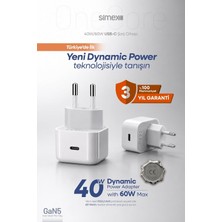 Happy Trend 60W Pd Type-C Hızlı Şarj Adaptörü Dynamic Power 40W iPad Air Şarj Başlığı Aleti iPhone 17 Pro Max Uyumlu