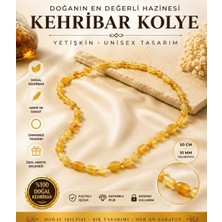 Leyan Doğal Taş Kehribar Kolye Yetişkin - Erkek