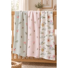 Vanilya Gift And More %100 Pamuk Çok Amaçlı Müslin Örtü 3lü Set - 80X100CM-OEKO-TEX Sertifikalı