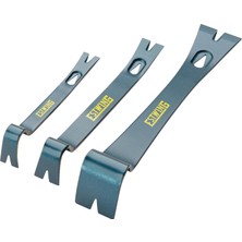 Estwıng 3 Parça Levye Çubuğu Seti, 14-25.4 Cm, Dövme Çelik Çivi Çekici, Geniş Ince Bıçak (PB3PC)