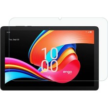Engo Tcl Tab 10L Gen2 10.1 Inç Ile Uyumlu Ekran Koruyucu 9h Temperli Kırılmaz Esnek Nano Cam, Çizilmeye ve Darbeye Dayanıklı Koruma, Hd Şeffaf