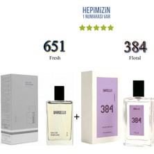 Bargello 651 + 384  Erkek/kadın Parfüm Edp 50 ml Fresh/floral - MNMS651384