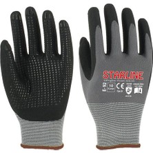 Starline E-92 Puanlı Mikro Köpük Nitril Eldiven Montaj Eldiveni No.9/large - 1 Adet