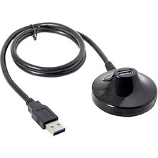 Parcbeny 5552 1 Metre USB 3.0 Standlı Dişi Erkek Uzatma Kablosu 1 Metre USB 3.0 Erkek Dişi Uzatma Dock Standlı Istasyonlu Kablo