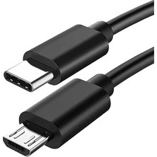 Lunatic 4442 Type-C To Micro USB Çevirici Dönüştürücü Kablo 80 cm Typec (Usb-C) → Micro USB Dönüşüm 480 Mbps’ye Kadar Veri Aktarım Hızı Ters Takılabilir Type C Uç Tasarımı