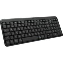 Logitech K250 Kablosuz Tam Boyutlu Kompakt Bluetooth Türkçe Q Klavye, Siyah