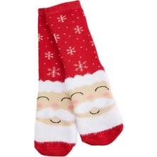 Koton Noel Baba Desenli Havlu Yılbaşı Çorabı