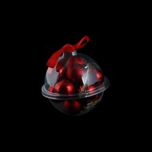 Koopman New Year 12 Parça Yılbaşı Topu Red 30 mm