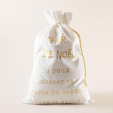 Mare Dekoratif Kese L Beyaz/altın