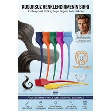 Transformacion Profesyonel 7li Saç Boya Fırçası Seti 24 cm Balyaj Omre Röfle Fırçası 723621