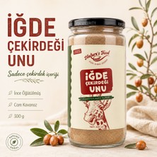 Nature's Food Sadece İğde Çekirdeği Tozu-Unu 300 gr Glutensiz | %100 Saf Çekirdek Öğütülmüş | Katkısız Doğal Ürün