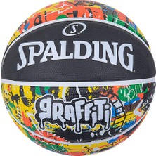 Spalding Grafiti Serisi - Gökkuşağı - Basketbol Topu - Boyut 7 - Basketbol - Sertifikalı Top - Malze
