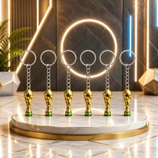 Kuzey Oyuncak Vıp 20 Adet Metal Gold Dünya Kupası Anahtarlık Metal Anahtarlık Çanta Aksesuarı Yılbaşı Hediyesi
