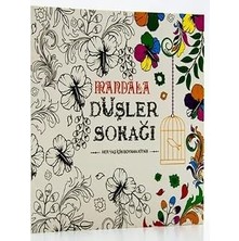 Beleşe Eğlenceli ve Huzurlu Mandala Boyama Defteri Düşler Serisi Çoktan Seçmeli Özel Boya Kitabı Büyükler Yetişkinlik Için Stress Azaltıcı Etkinlik Defteri Boya/hayal Et/çiz (Düşler Sokağı)