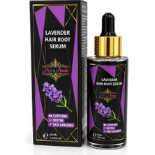Mor&pembe Lavender Hair Root Serum, Kafein, Biotin ve Kırmızı Ginseng Ile, 50 Ml, Tüm Saç Tipleri Için