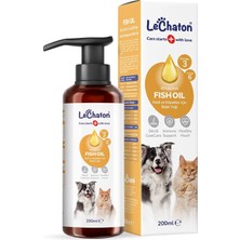 Kediler ve Köpekler Için Balık Yağı 200ML Omega 3 ve 6 Takviyesi Tüy ve Cilt Sağlığı Destekleyici