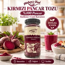 Nature's Food Kırmızı Pancar Tozu 150 g Cam Kavanoz | %100 Pancar | Katkısız Koruyucusuz | Smoothie,