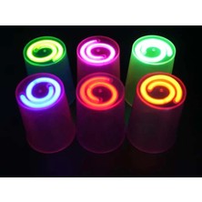 Sora Home Karanlıkta Yanan Gece Işığı Mega Glow Bardaklar 8 Adet 8.5 x 10.5 cm BX40
