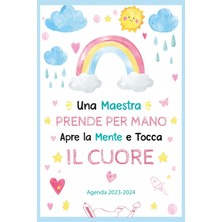 Agenda Del Docente 2023 2024: Pianificatore Idee Regalo Maestra Fine Anno | Agenda Maestra 2023 2024 Settimanale | Una Settimana Su 2 Pagine