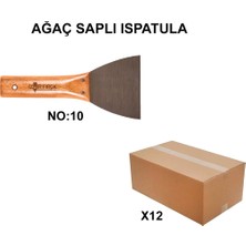 TeknoKapsül Ağaç Saplı Ispatula 12 Adet No:10
