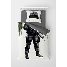 Monohome Asker 3D Pamuk Saten Çocuk Nevresim Takımı 160X220, MONOHOME9833