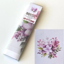 NT Boncuklu Taşlı Pano Çocuklar Için Mozaik Elmas Goblen Diamond Tablo 30 x 40 cm Bir Buket Çiçek